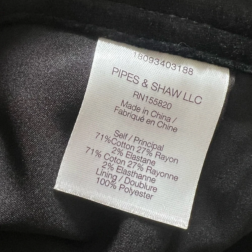 Veronica Beard Ording Crystal Button Black Velvet Miniskirt Size 6 - Picture 11 of 11